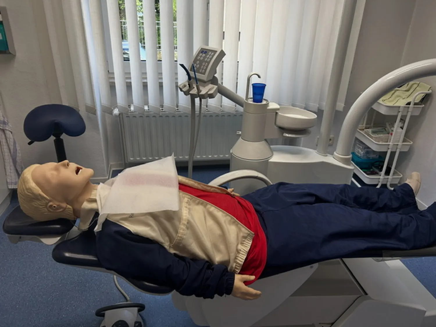 Team Herzdruck – Notfall-Workshops – Dieses Bild zeigt eine Reanimationsübung, bei der die Teilnehmenden die Herzdruckmassage an Übungspuppen erlernen.